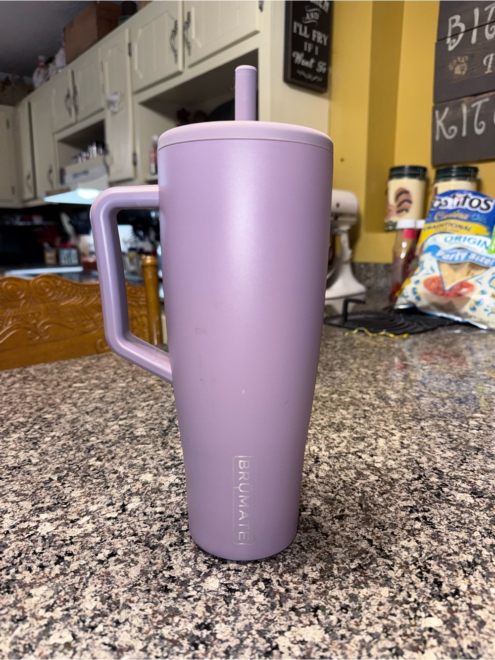 Brumate Lavender Insulated Travel Tumbler with Handle